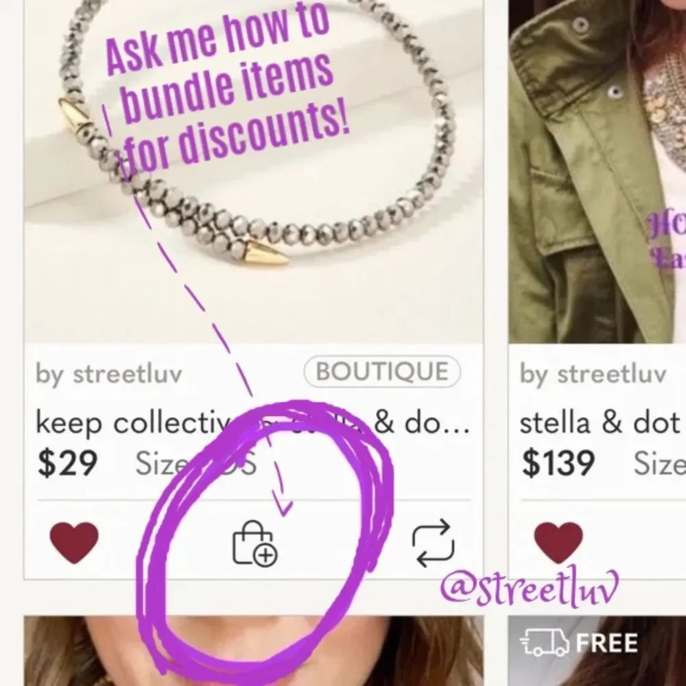 stella & dot ~ gold bardot spiral bangle bracelet - Picture 9 of 9